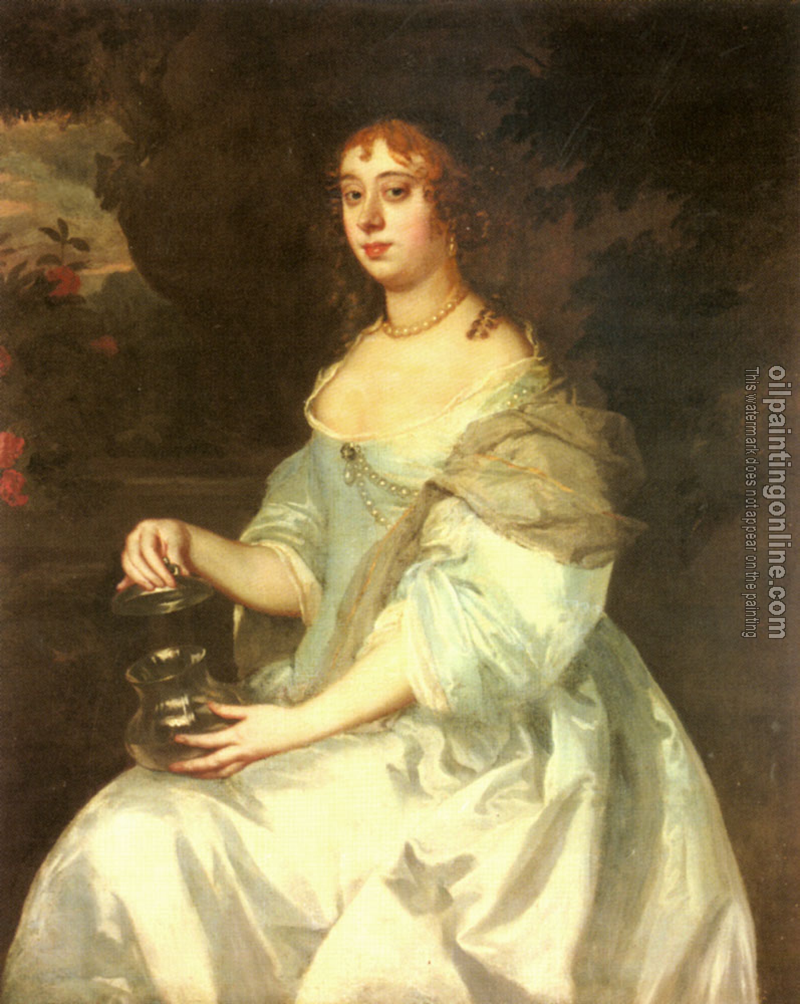 Sir Peter Lely - Portrait Of Hannah Bulwer